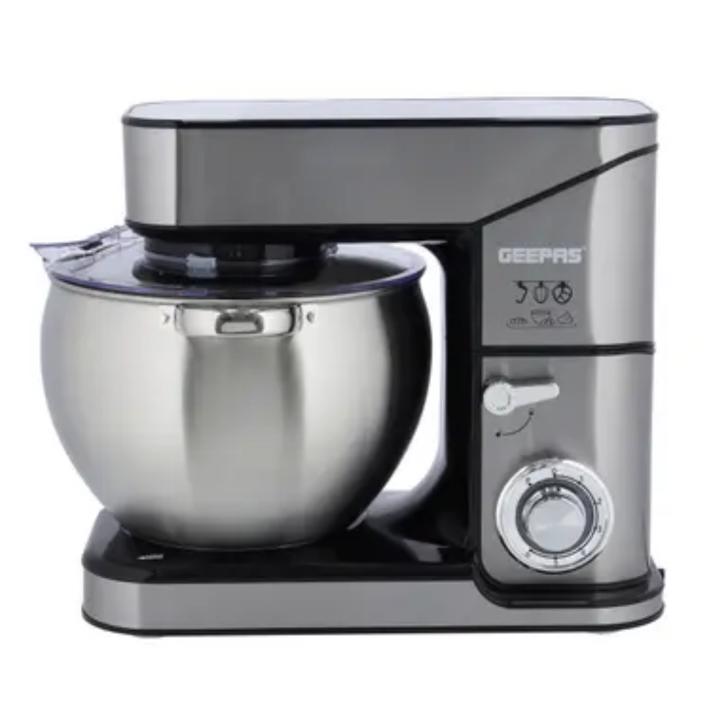 عجانة جيباس 10 لتر بقوة 2000 واط – Geepas Kitchen Machine with Whisk