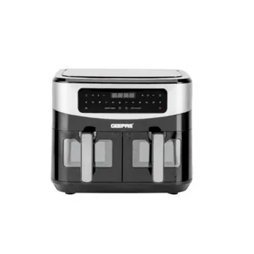 قلاية هوائية مزدوجة جيباس 9 لتر – Geepas 9L Dual Basket Digital Air Fryer